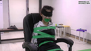 Asian Tracksuit Bondage