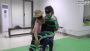 Asian Tracksuit Bondage