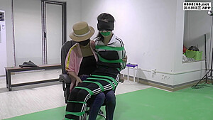 Asian Tracksuit Bondage