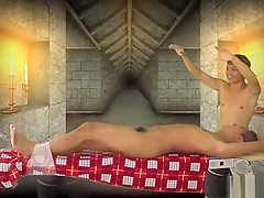 Asian Twink Josh Tied and Tickled