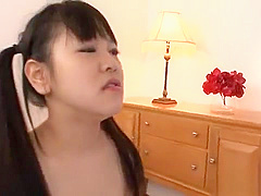 Asian finger fucking action