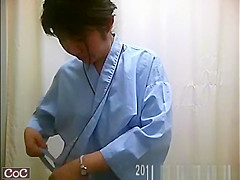 Asian women spied changing