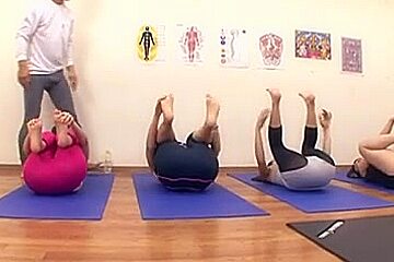 Asian workout yoga 1
