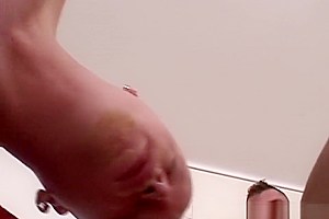 Assfucked shemale jerks her cock