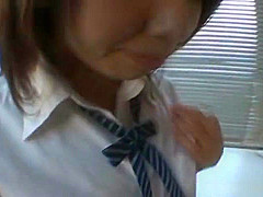 Aya Inazawa sprayed with a fat load of cum