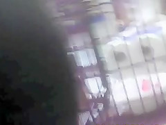 BIG EBONY ROUND ASS in public