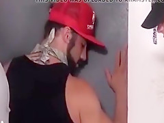 Bathroom gangbang