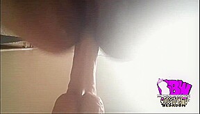 Bbw Milf Gets A Hot Dildo Spit Roast With Her Boss