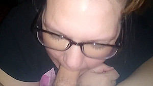 Bbw gets oral cream pie