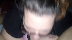 Bbw gets oral cream pie