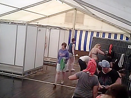 Beach changing room