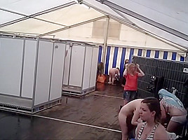 Beach changing room