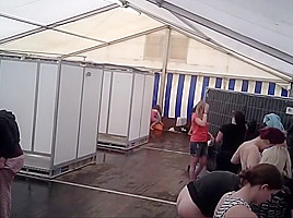 Beach changing room