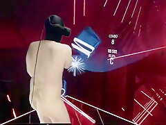Beat Saber 1 4of4 Fully Bare Mixed Vr