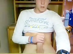 Best male in amazing amature, cum shots homo porn video