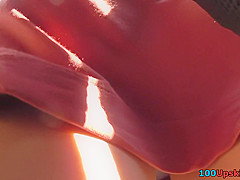 Best upskirt video of a blonde lassie with a g-string