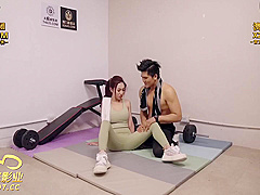 Big Boobs Horny Milf Got Fucked By Big Dick In The Gym