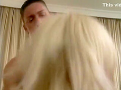 Big Busted Hottie Rides Cock And Is Fingered In Asshole On Couch