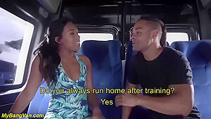 Big Clit teen 18+ Gets Ass Destroyed With Bang Bus