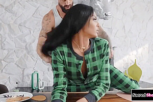 Big T And Lola Morena - Trans Barebacked By Broinlaw
