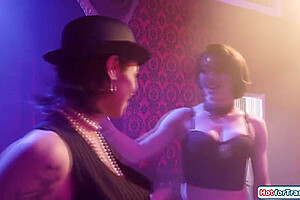 Big T, Ariel Demure And Brooklyn Gray In Tgirl Madam Fucks Candidate