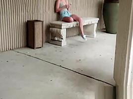 Big ass teen 18+ blonde Riley Star getting drilled in POV outdoo