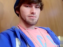 Big dick thug wanked off by hard cumming twink