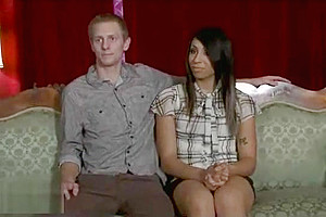 Big dick tranny Honey Foxxx fucks tied up piano teacher