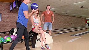 Bigass babe pounded after bowling