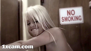 Big-eyed Blonde Cougar Hot Porn Video