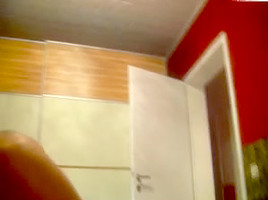Big-titted blonde is in latex socks while shagging