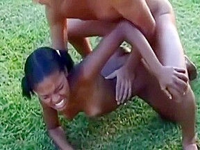 Black Brazilian Girl Takes it Rough