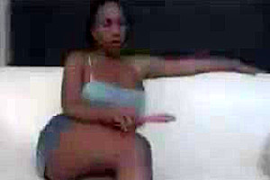 Black Shemale With Big Solo Masturbation