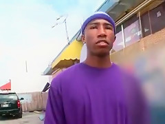 Black guy sucking dick outdoor