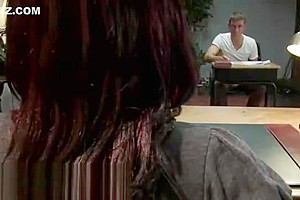 Black tranny in pantyhose fucks student 18+