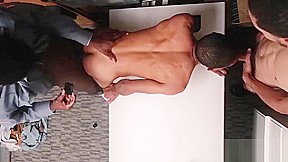Black twink get pounded hard by BWC and BBC security