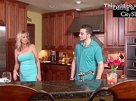 Blond Hair Lady Step mom - Blond Hair Babe - Jodi West
