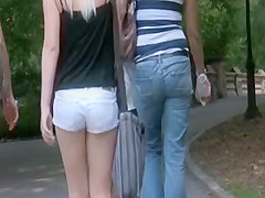 Blond NY teen 18+ Tourist Ass