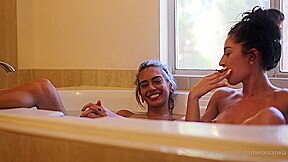 Blonde And Brunette Lesbian Babes Love