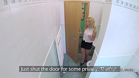 Blonde Patient Wanks And Fucks Doctors Cock