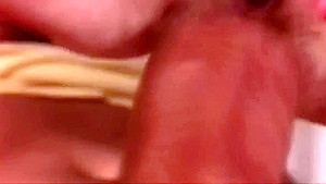 Blonde Plays with Smokeys Jizz