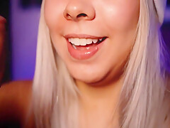 Blonde With A Beautiful Face Demonstrates Her Professional Ability To Suck Cock 17 Min