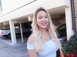 Blonde With Big Milkings Dont Mind Sex In The First Person - Kylie Page