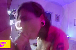 Blowjob Whipped Cream And Cum In The Mouth