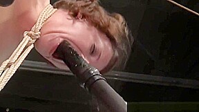 Bound Bdsm Sub Tied And Caned By Black Dom