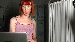 Bound Redhead In Anal Gangbang Sex