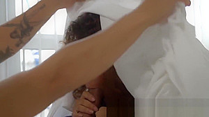 Bound black teen 18+ rammed
