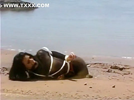 Bound in the beach