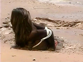 Bound in the beach
