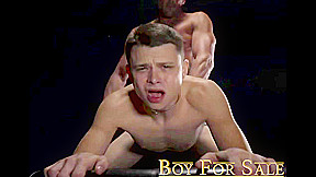 BoyForSale - Young boy stripped naked, fondled, and probed with glass dildo